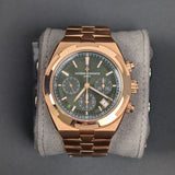 Vacheron Constantin Overseas Chronograph 5520V/210R-B966 42.5mm Pink Gold Green Dial