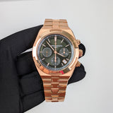 Vacheron Constantin Overseas Chronograph 5520V/210R-B966 42.5mm Pink Gold Green Dial