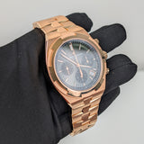 Vacheron Constantin Overseas Chronograph 5520V/210R-B966 42.5mm Pink Gold Green Dial