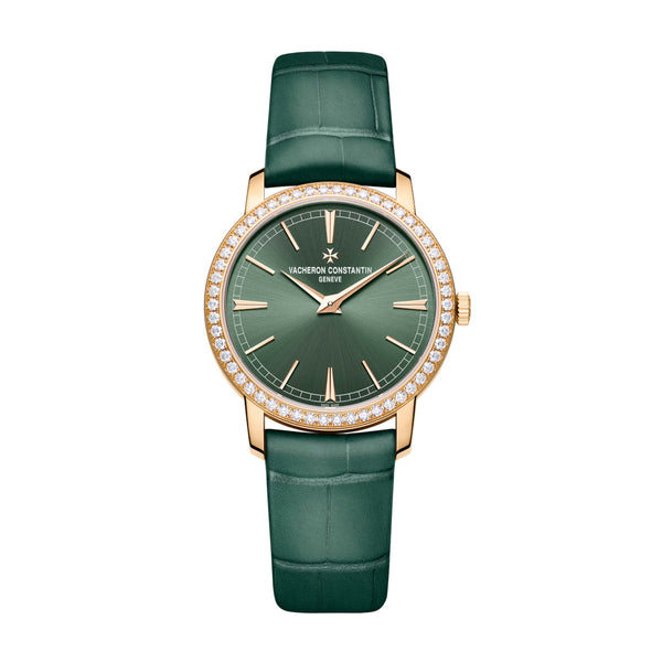 Vacheron Constantin Traditionnelle 1405T/000R-H009 33mm Pink Gold Green Dial