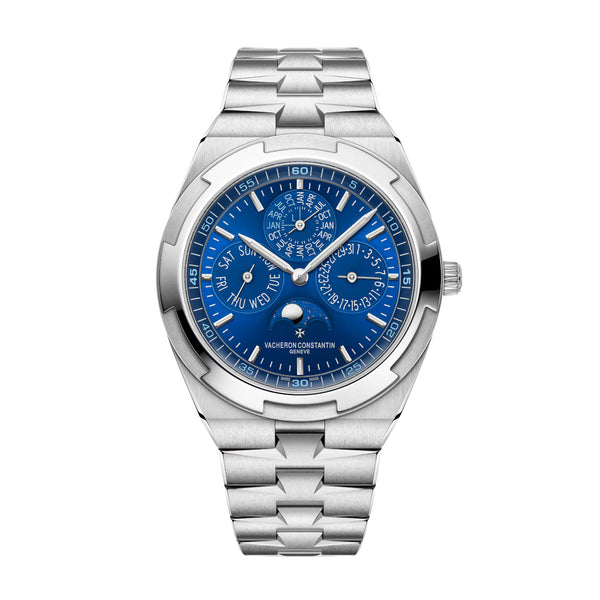 Vacheron Constantin Overseas Perpetual Calendar 4300V/220G-B945 Blue Dial 18K White Gold 41.5mm