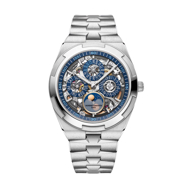 Vacheron Constantin Overseas Perpetual Calendar Skeleton 4300V/220G-B946 White Gold 41.5mm