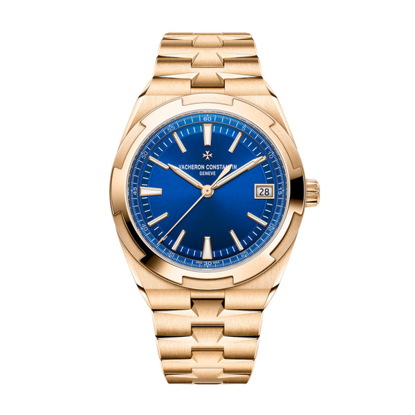 Vacheron Constantin Overseas 4520V/210R-B705 41mm 18K Pink Gold Blue Dial