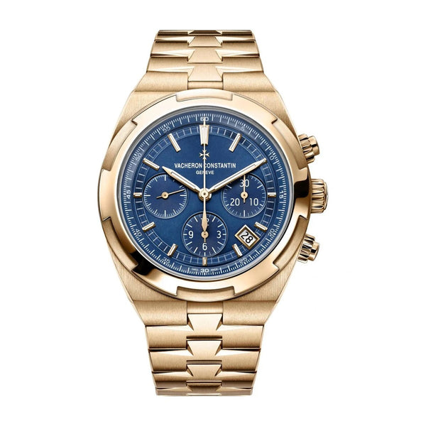 Vacheron Constantin Overseas Chronograph 5500V/110R-B952 Blue Dial Rose Gold