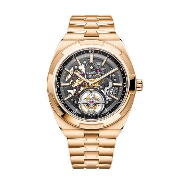 Vacheron Constantin Overseas Tourbillon Skeleton 6000V/210R-B934 Pink Gold 42.5mm