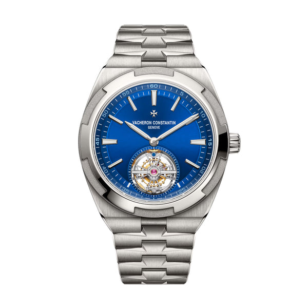 Vacheron Constantin Overseas Tourbillon 6000V/210T-H032 Blue Dial Titanium 42.5mm