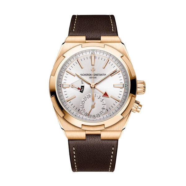 Vacheron Constantin Overseas Dual Time 7920V/000R-B336 Silver Dial Pink Gold 41mm