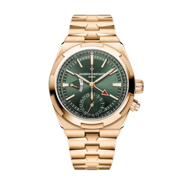 Vacheron Constantin Overseas Dual Time 7920V/210R-B965 Green Dial 18K Pink Gold 41mm