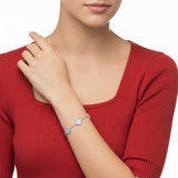 Van Cleef & Arpels Vintage Alhambra Bracelet VCARD34700 – 5 Motifs, 18K White Gold with Chalcedony