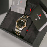 Tudor Royal 28603-0005 Black Diamond-Set Dial Steel and Yellow Gold 41mm