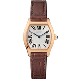 Cartier Tortue W1556360 18k Rose Gold 30mm Leather Strap Watch