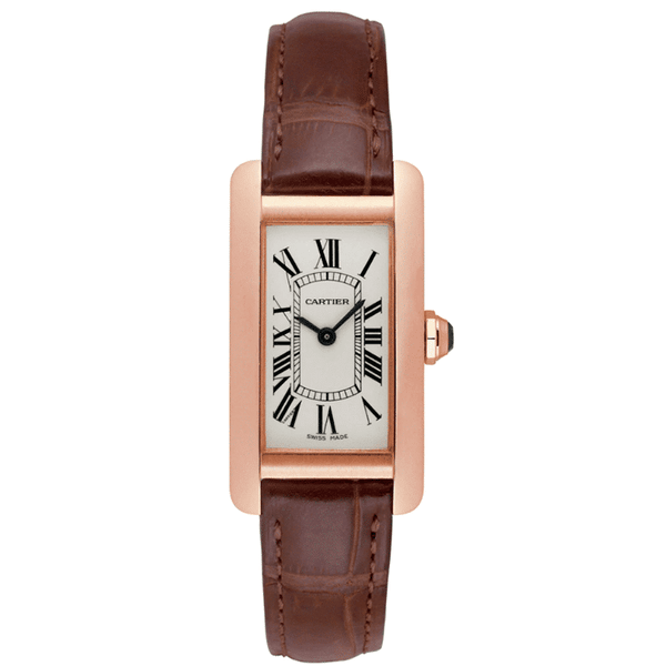 Cartier Tank Américaine W2607456 18k Rose Gold Small Model