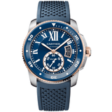 Cartier Calibre de Cartier Diver Blue W2CA0009 42mm Rose Gold & Steel