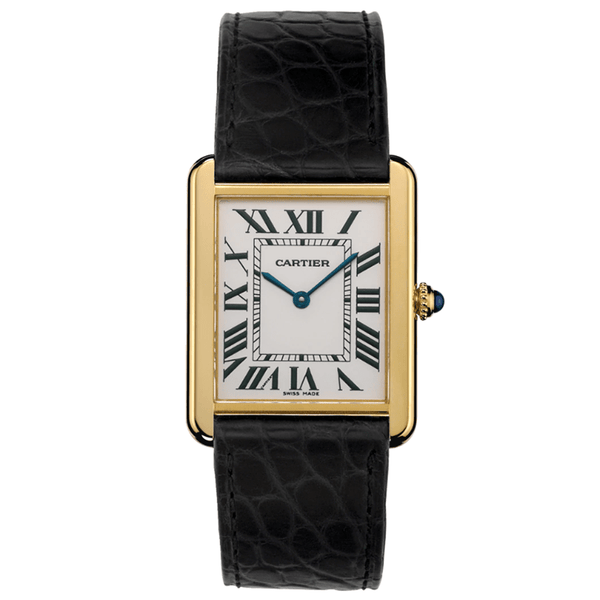 Cartier Tank Solo W5200004 Large Model in 18k Yellow Gold