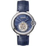 Cartier Ballon Bleu W6920105 Flying Tourbillon 39mm White Gold Blue Enamel Dial