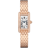 Cartier Tank Américaine WB710012 Mini 27mm Rose Gold Diamond Watch