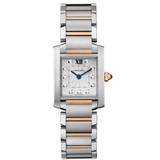 Cartier Tank Française WE110004 Small Model Steel and Pink Gold Watch