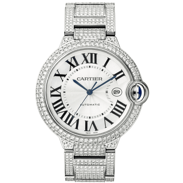 Cartier Ballon Bleu HPI00582 42mm White Gold Diamond Watch