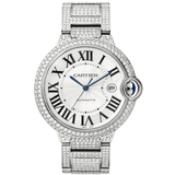 Cartier Ballon Bleu WE902006 42mm White Gold Diamond Watch