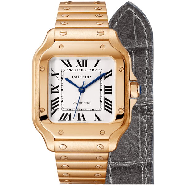 Cartier Santos de Cartier Medium 35.1mm 18K Rose Gold WGSA0008