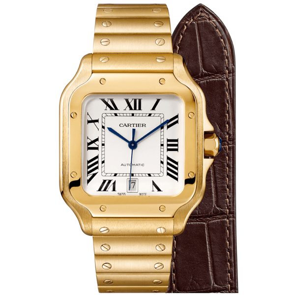 Cartier Santos Dumont WGSA0009 Large Model in 18K Yellow Gold