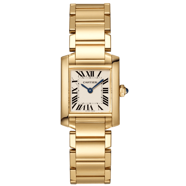 Cartier Tank Française WGTA0031 Small Model in 18k Yellow Gold