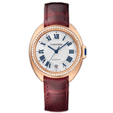 Cartier Clé de Cartier WJCL0013 35mm Rose Gold Diamond Bezel Watch