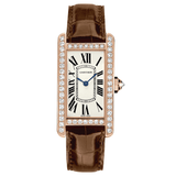Cartier Tank Américaine WJTA0002 18k Rose Gold Diamond Small Model