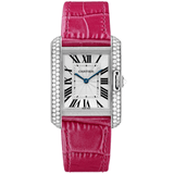 Cartier Tank Anglaise WT100030 34.7mm White Gold Diamond Watch