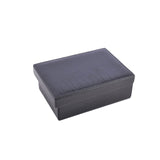 4-Slot Watch Storage Tray in Black PU Leather