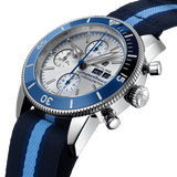 Breitling Superocean Heritage Chronograph 44 Ocean Conservancy Limited Edition A133131A1G1W1 Stainless Steel Silver Dial