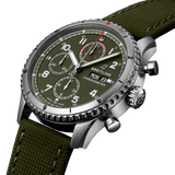 Breitling Aviator 8 Chronograph 43 Curtiss Warhawk A133161A1L1X1 Stainless Steel Military Green Dial