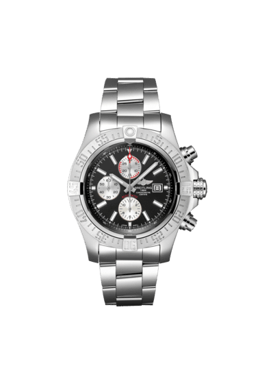 Breitling Super Avenger II A13371111B1A1 48mm Stainless Steel Volcano Black Dial