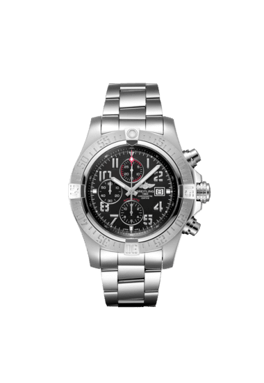 Breitling Super Avenger II A13371111B2A1 48mm Stainless Steel Volcano Black Dial