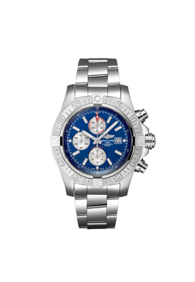 Breitling Super Avenger II A13371111C1A1 48mm Stainless Steel Mariner Blue Dial