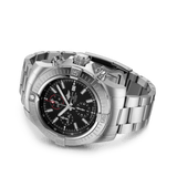 Breitling Super Avenger Chronograph 48 A13375101B1A1 Stainless Steel Black Dial