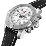 Breitling Super Avenger Chronograph 48 Ref. A133751A1A1X1 Stainless Steel White Dial