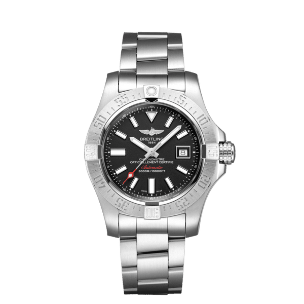 Breitling Avenger II Seawolf A17331101B1A1 Stainless Steel 45mm Volcano Black Dial
