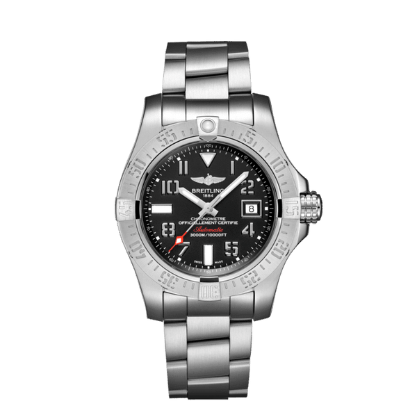 Breitling Avenger II Seawolf A17331101B2A1 Stainless Steel 45mm Volcano Black Dial