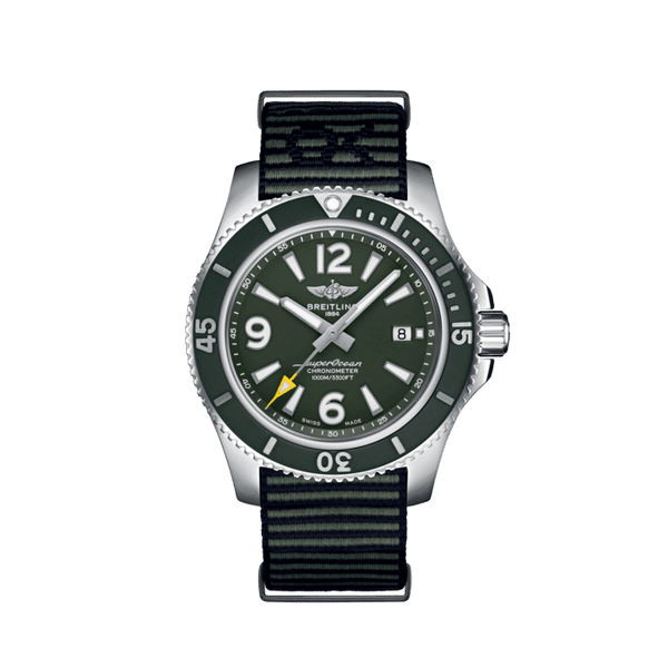 Breitling Superocean Automatic 44 Outerknown A17367A11L1W1 Matt Green Dial 44mm