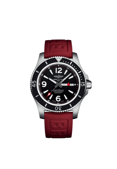 Breitling Superocean Automatic 44 Ironman Limited Edition A17371A11B1S1 Stainless Steel Black Dial