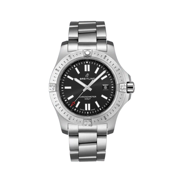 Breitling Colt Automatic A17388101B1A1 Stainless Steel 44mm Volcano Black Dial
