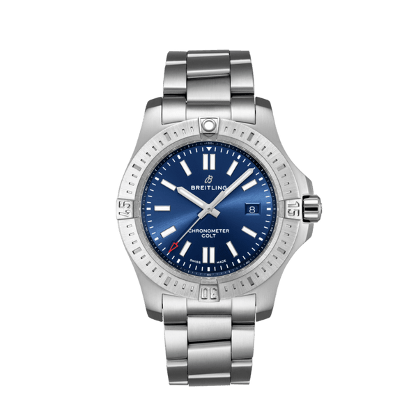 Breitling Colt Automatic A17388101C1A1 Stainless Steel 44mm Mariner Blue Dial