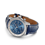 Breitling Navitimer Chronograph GMT 46 A24322121C1P1 Stainless Steel Blue Dial