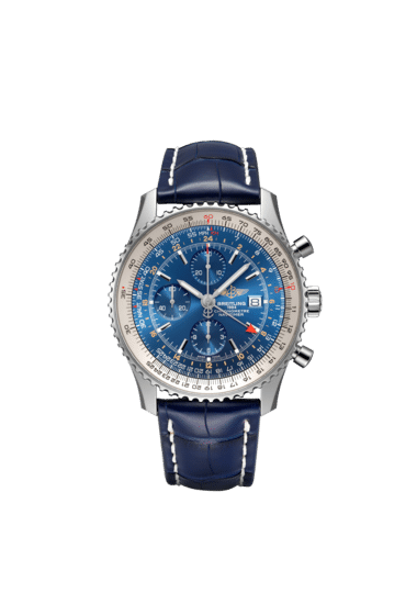 Breitling Navitimer Chronograph GMT 46 A24322121C1P1 Stainless Steel Blue Dial