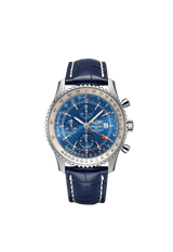 Breitling Navitimer Chronograph GMT 46 A24322121C1P1 Stainless Steel Blue Dial