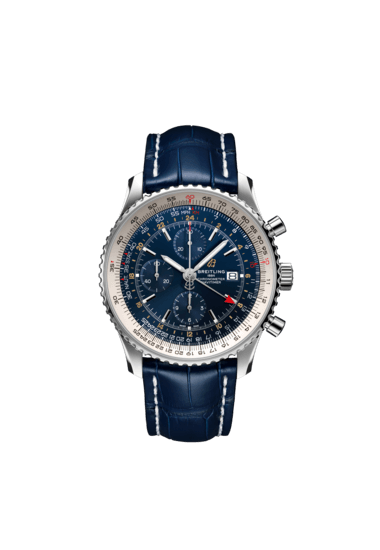 Breitling Navitimer Chronograph GMT 46 Ref. A24322121C2P1 Stainless Steel Blue Dial