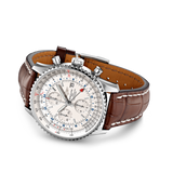Breitling Navitimer Chronograph GMT 46 Ref. A24322121G1P1 Stainless Steel Silver Dial
