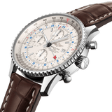 Breitling Navitimer Chronograph GMT 46 Ref. A24322121G1P1 Stainless Steel Silver Dial