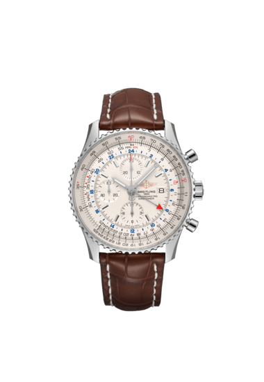 Breitling Navitimer Chronograph GMT 46 Ref. A24322121G1P1 Stainless Steel Silver Dial